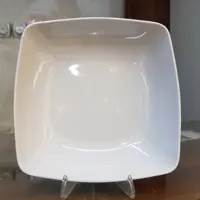 کاسه سوپ(خورشت دونفره )چهار گوش کد 811سفید ساده ملامین یزد رکسانا 