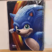 دفتر 100 برگ خطی سیمی الیپون طرحدار