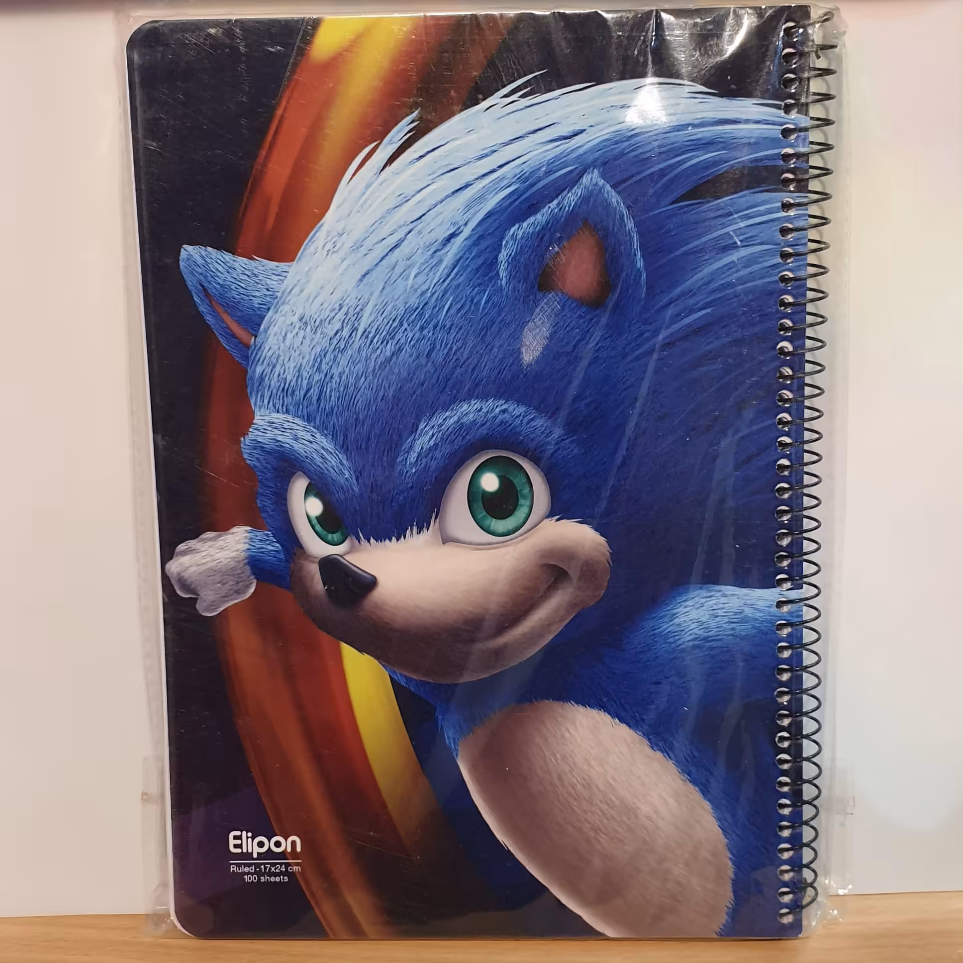 دفتر 100 برگ خطی سیمی الیپون طرحدار