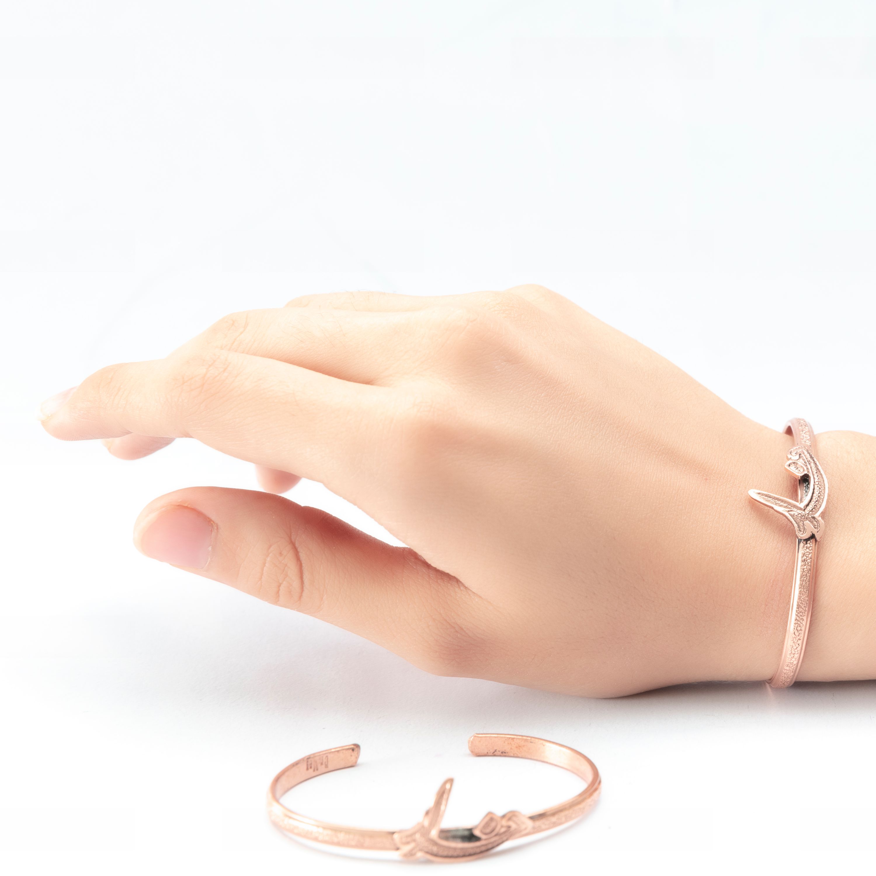 دستبند مسی قلمزنی  خدا