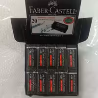 پاک کن مشکی فابرکاستل  سایز 20 (تکی)