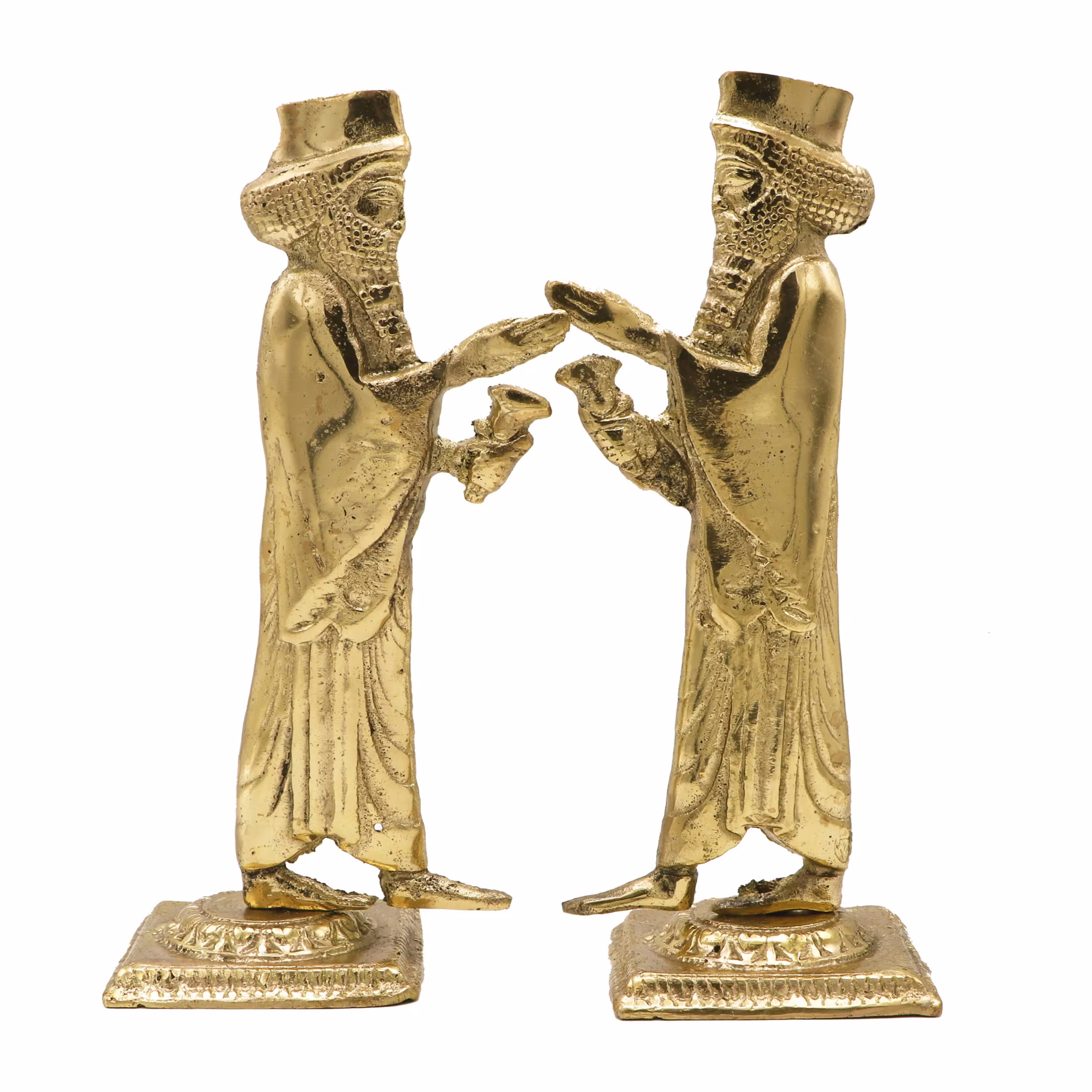 مجسمه برنزی طرح سربازان تخت جمشید