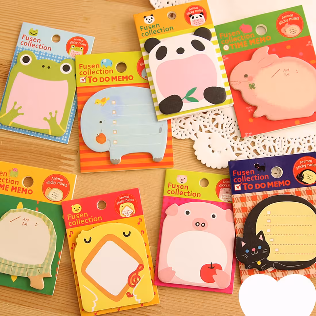 استبک نوت 20 تایی حیوانات