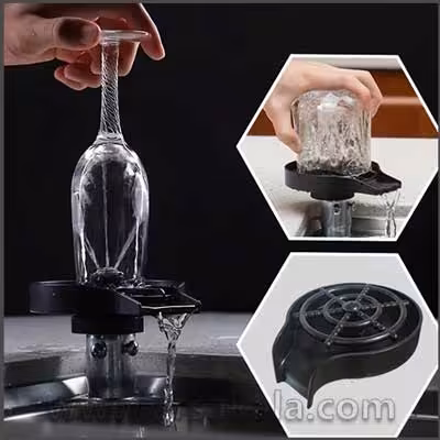 لیوان شور فشاری کنار سینک Automatic cup washer