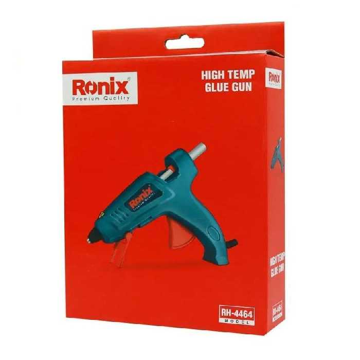 تفنگ چسب حرارتی رونیکس 40 وات جدید مدلRH-4464  سایز بزرگ
