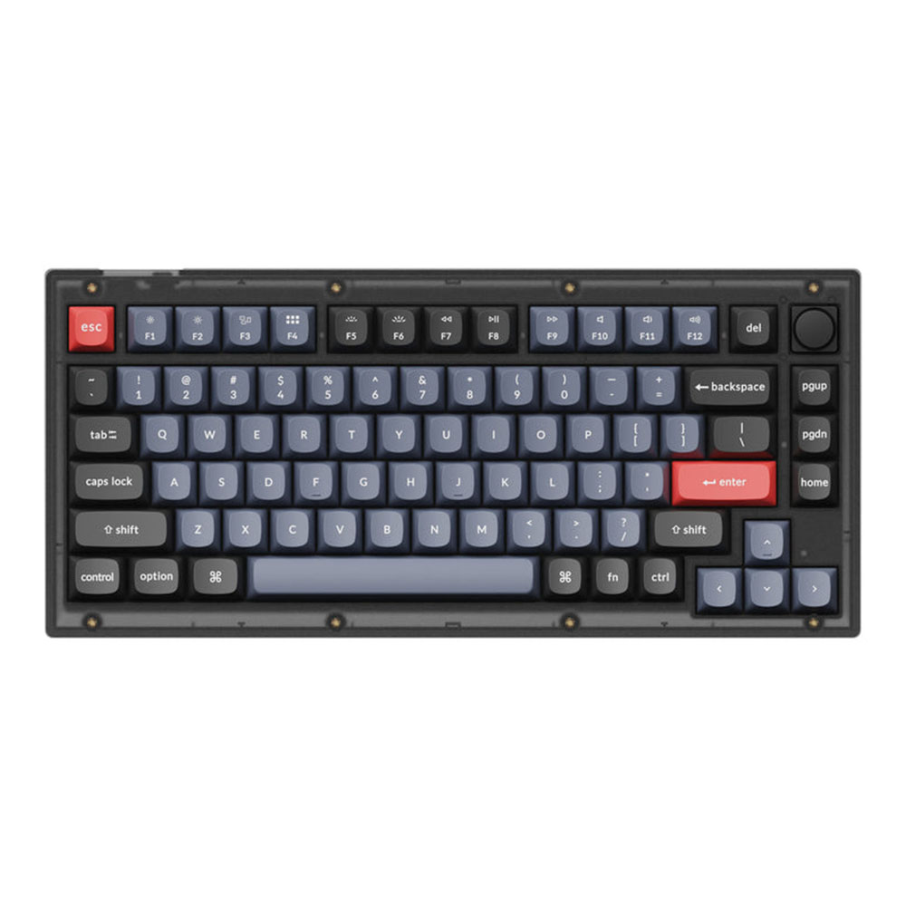 کیبورد کیکورن مدل V1 Knob Version RGB Backlight Brown Switch V1C3