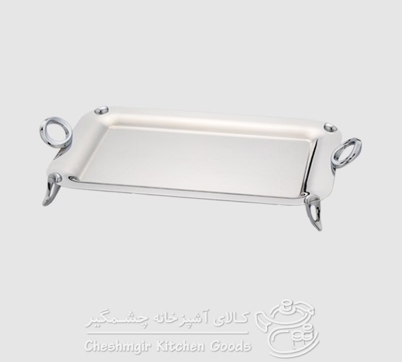 سینی استیل کوچک یونیک نقره ای مدل UN-3841