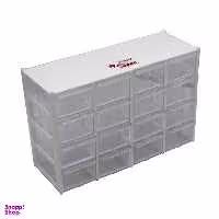 جعبه نظم دهنده ابزار سامکو مدل 16 کشو طرح کریستالی کد YP-M16-30x20x12CM