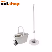 سطل وزمین شوی کامل هوم کت پدال دار کد 4129رنگ وانیلی 