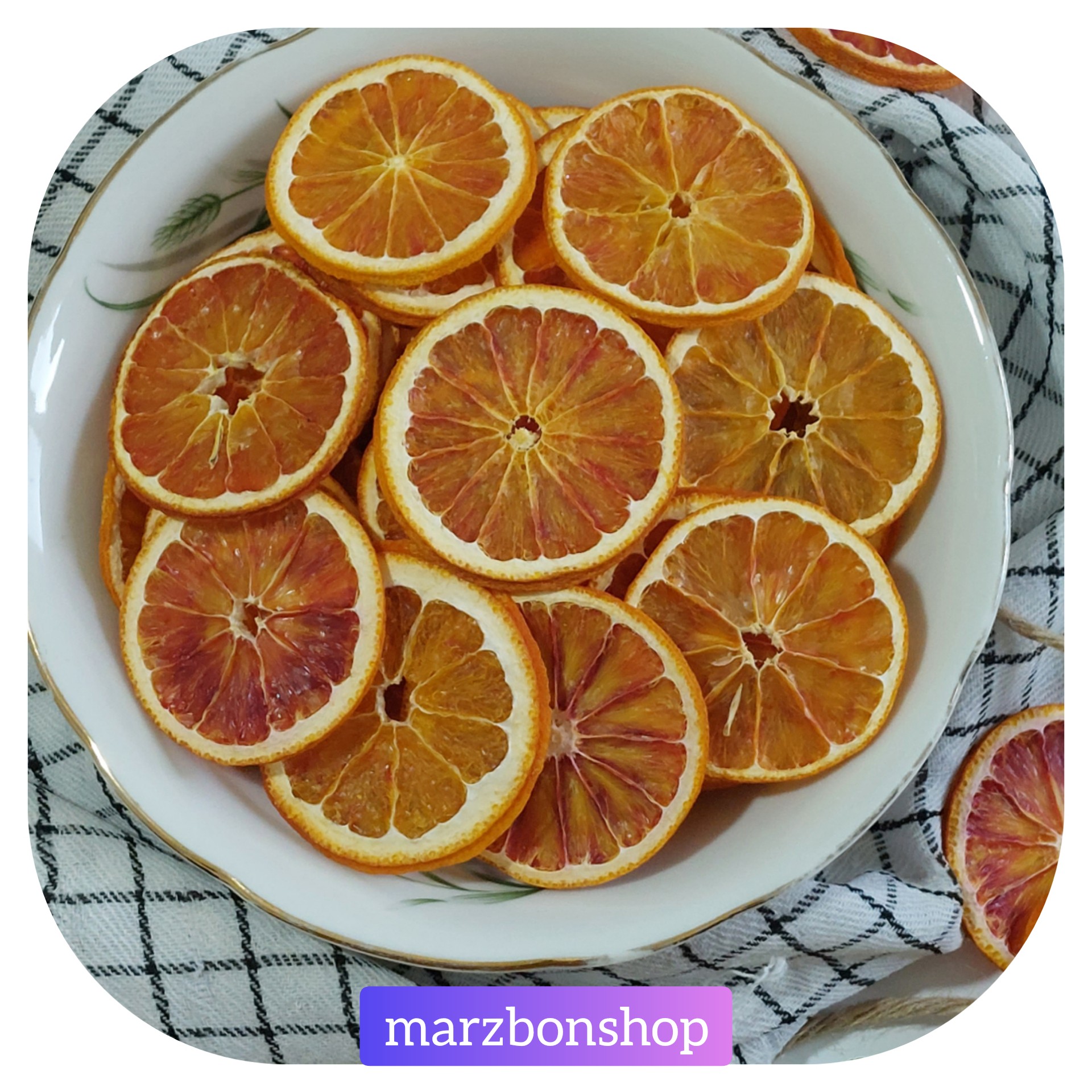 پرتقال توسرخ خشک(100گرمی)شمال،سایز درشت و درجه یک 