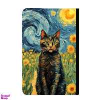 کلاسور طرح گربه و شب پر ستاره کد 287