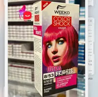 شامپو رنگ ویکو مدل color shock شماره 8.53 رنگ صورتی