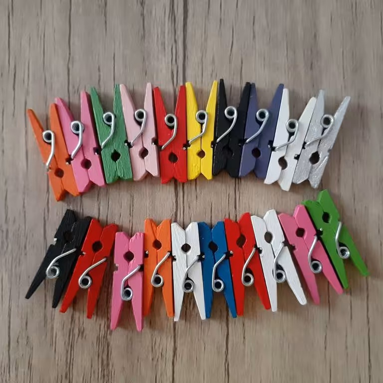 گیره نگهدارنده عکس
بسته 20عددی گیره چوبی گیره کاربردی  گیره اتصال