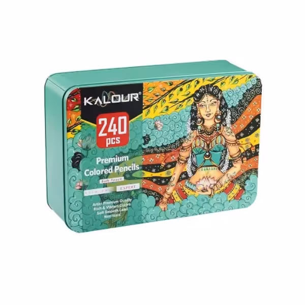 مداد رنگی 240 رنگ کالور