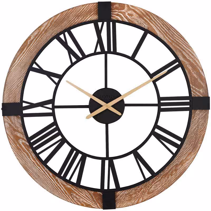 ساعت دیواری لوتوس مدل WM-19024-MARTIN-WHITE/BLACK