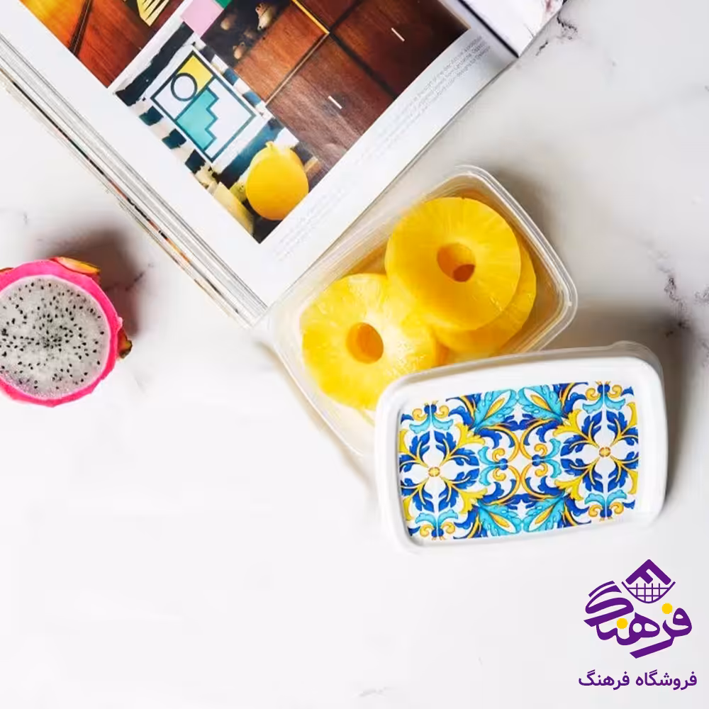 فریزری مارتا طرحدار مستطیل 2لیتر گلد 110773