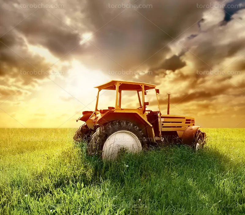 عکس تراکتور کشاورزی | گرافیک با طعم تربچه