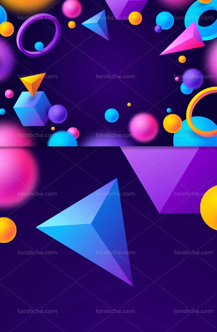 وکتور پس زمینه اشکال هندسی | گرافیک با طعم تربچه