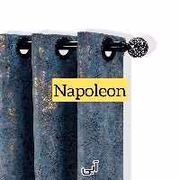 پرده مخمل پانچی مخمل طلاکوب پوست ماری ترک درجه یک رنگ آبی درباری