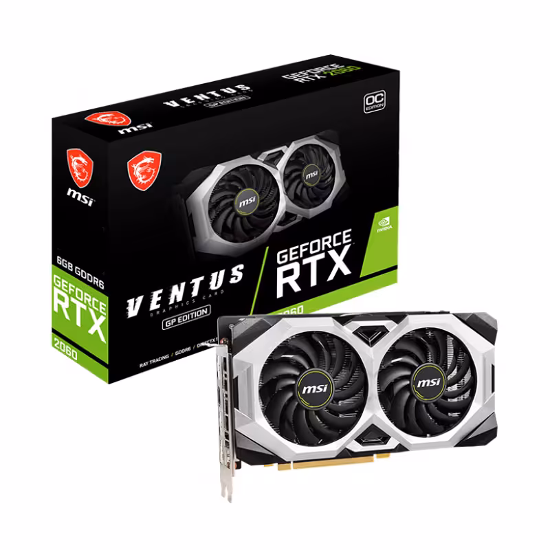 کارت گرافیک ام اس آی GeForce RTX 2060 VENTUS GP OC 6GB