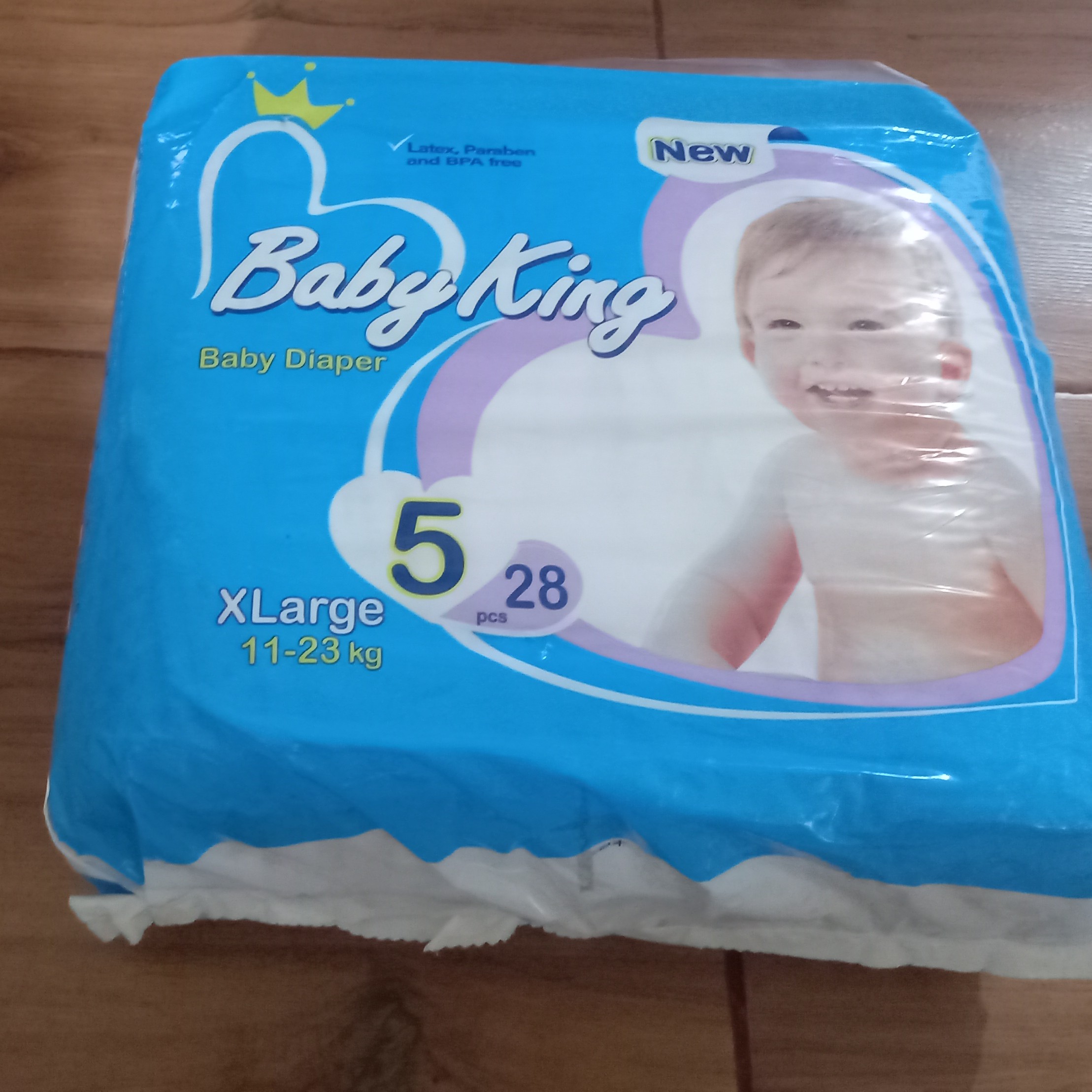 پوشک بی بی کینگ سایز 5 تعداد 28عدد