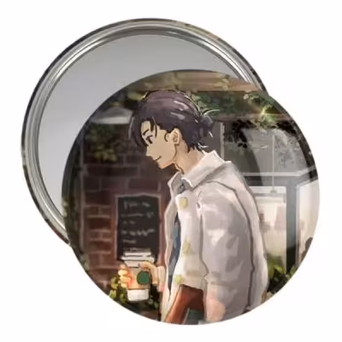 آینه جیبی خندالو مدل شینپی انیمه سامر تایم رندرینگ SUMMER TIME RENDERING کد 22296