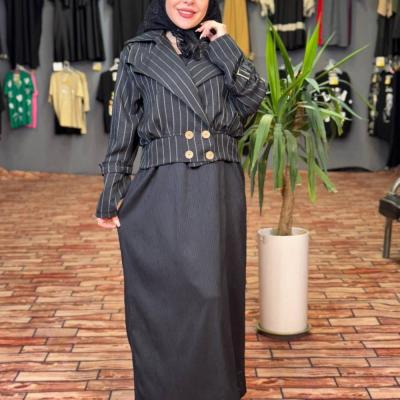 کت و سارافون یقه انگلیسی