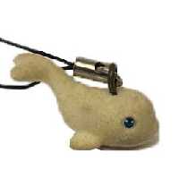 آویز موبایل دلفین سفید