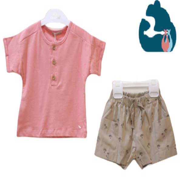 خرید و قیمت تیشرت و شلوارک تابستانه پسرانه نخل