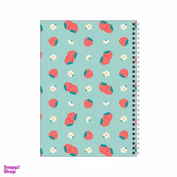 دفتر مشق 50 برگ بامبیلیپ طرح توت فرنگی و گل کد 4151164