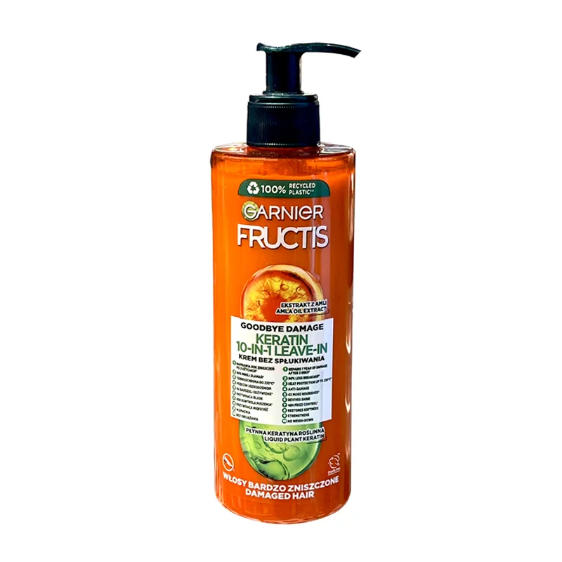 کرم موی ترمیم كننده موهای آسیب دیده و شكننده گارنیر فروكتیس 400 میلیلیتر اصلی ا Garnier Fructis Good Bye Damaged 10 in 1 Hair Creme