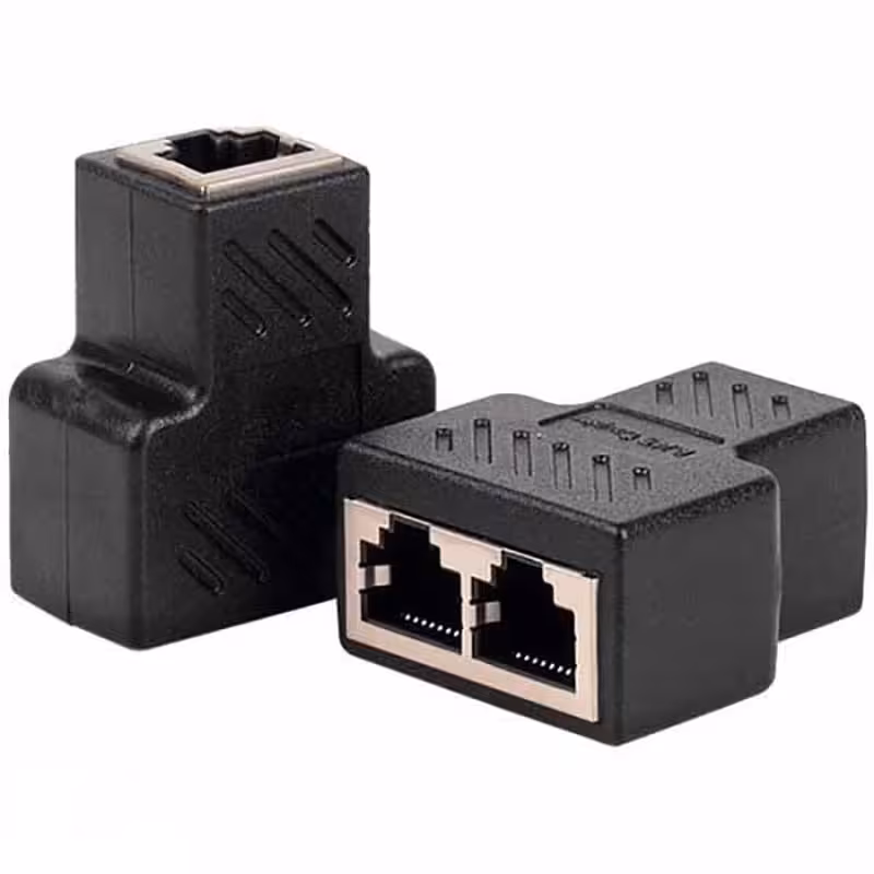 تبدیل 1 به 2 شبکه فلزی RJ45