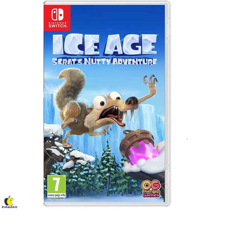 بازی آیس ایج اسکرت  ناتی ادونچر نینتندو سوییچ  ice age scrat nutty adventures 