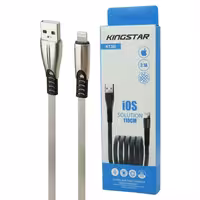 کابل شارژ آیفون KINGSTAR مدل K130I  طول کابل 110 سانت