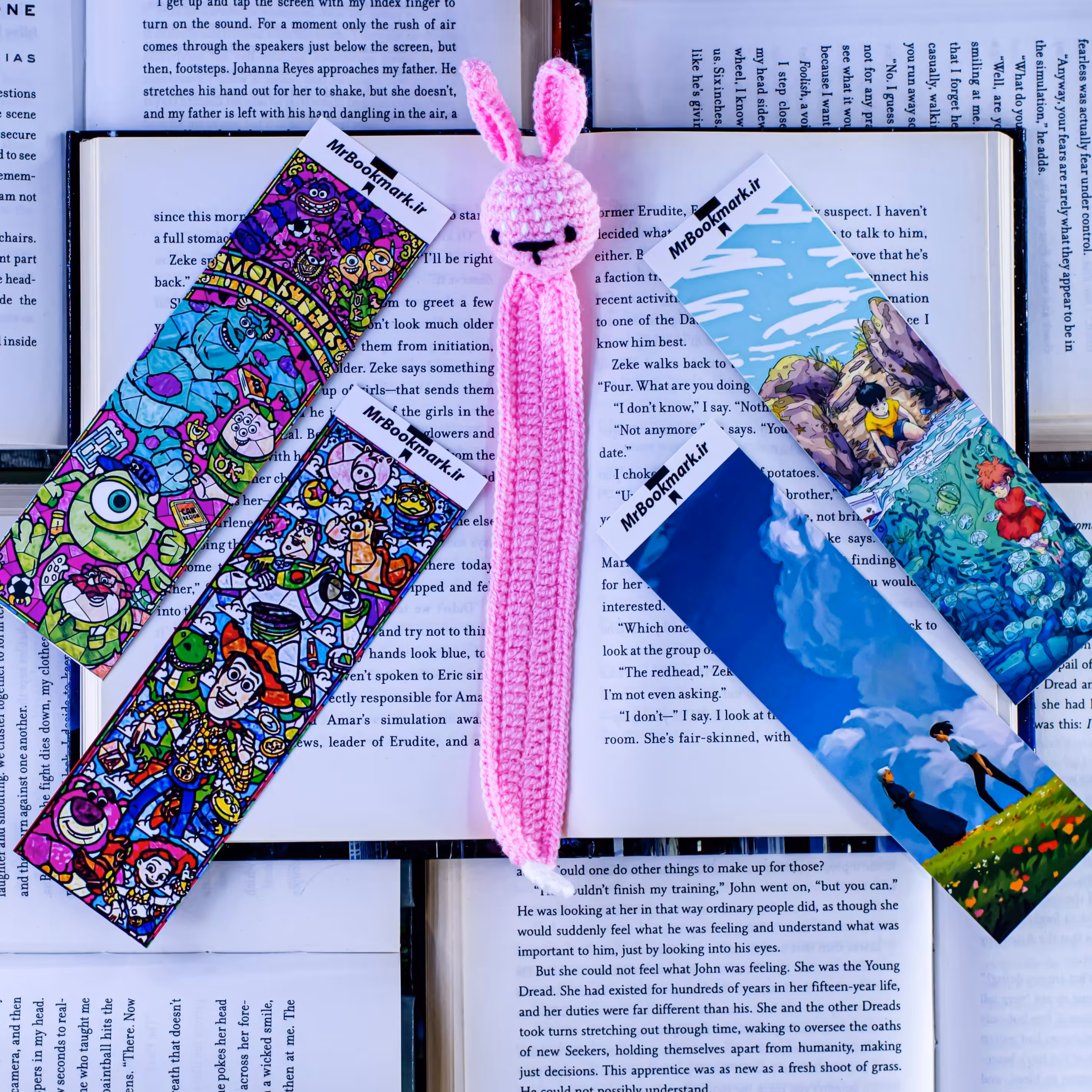 بوکمارک و نشانگر کتاب دارای تخفیف( پک 5 عددی بوکمارک کد 011)