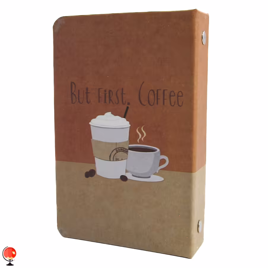 دفترچه یادداشت کلاسوری سویل طرح قهوه