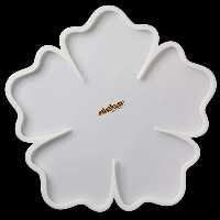 قالب سیلیکونی سینی طرح گل قطر 30 سلنا