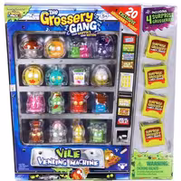 اسباب بازی شانسی مدل Grossery سری Vile Vending Machine بسته بیست عددی