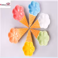 بستنی خوری باریزحصیری بسته 6 عددی