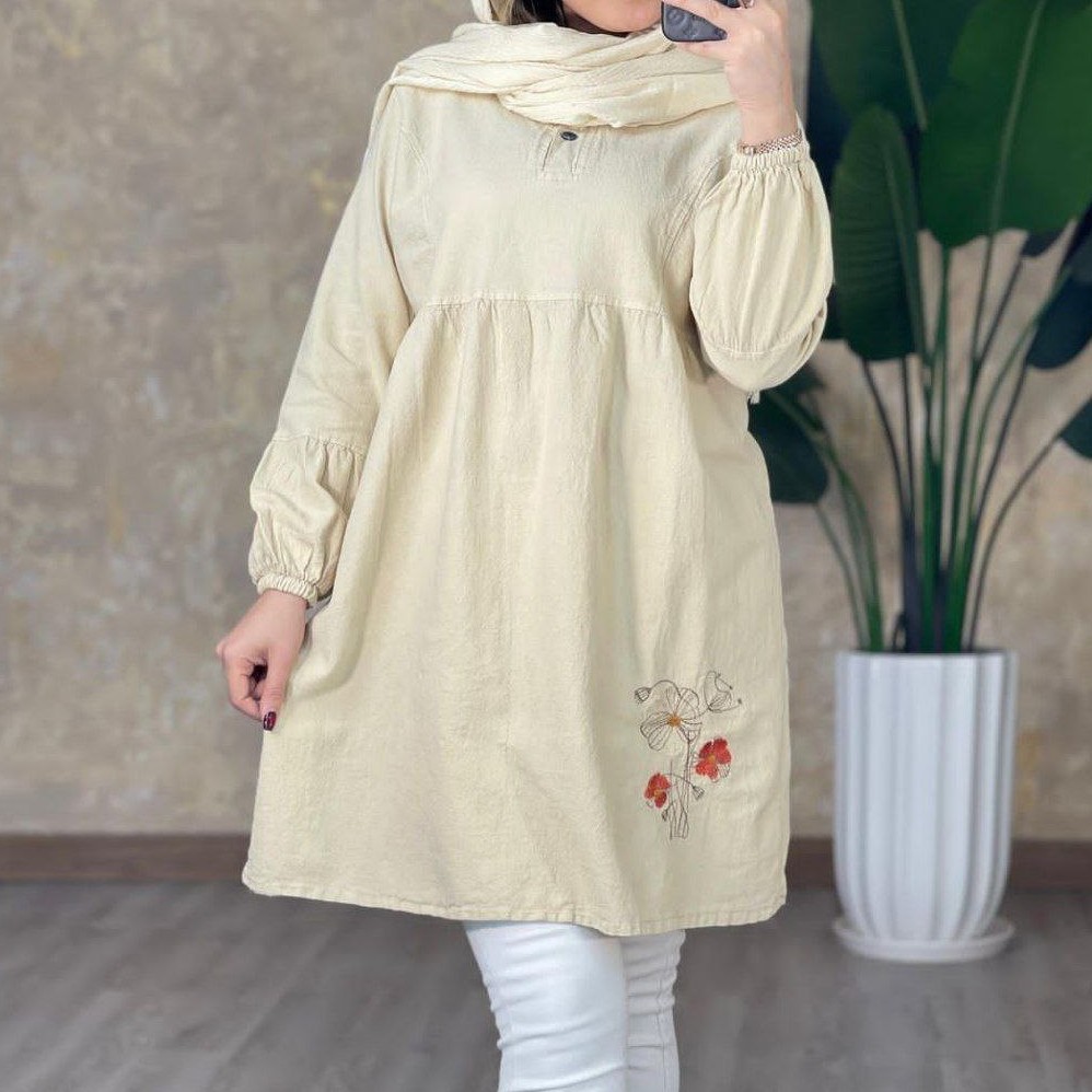 شومیزگلدوزی زنانه.تونیک زنانه.تونیک دخترانه.شومیزدخترانه