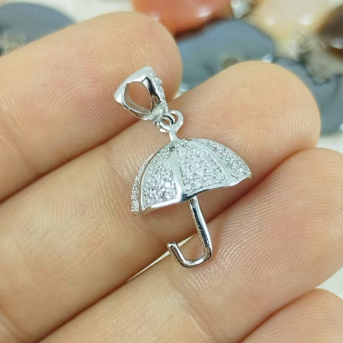 آویز گردنبند نقره زنانه سلین کالا کد 11745167