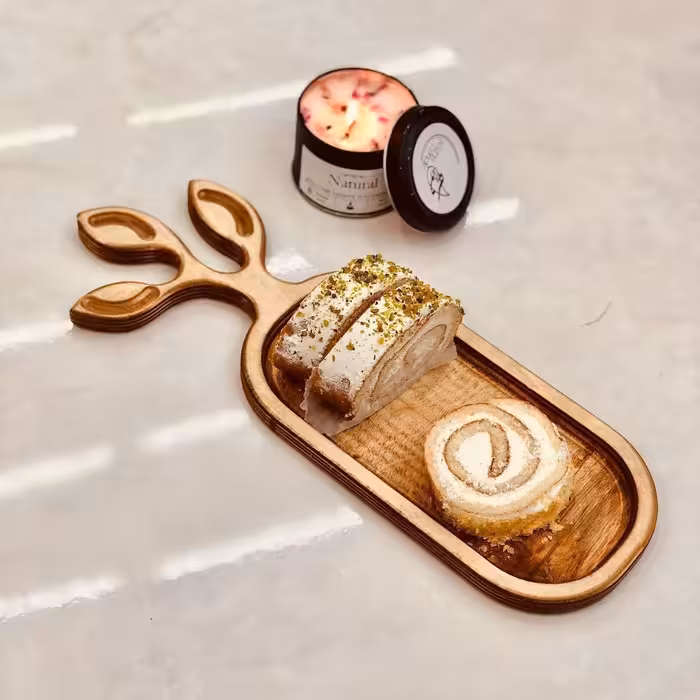 رولت خوری برگ چوبی JB چوب روس صددرصد ضد آب و با کیفیت