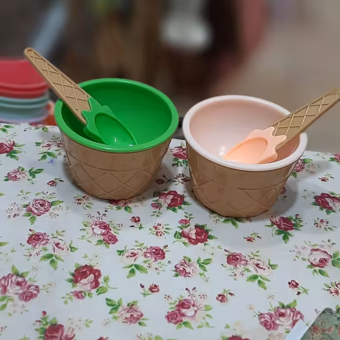 بستنی خوری فانتزی پک دوتایی دردورنگ