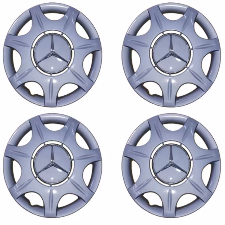 قالپاق  سایز 16 مناسب بنز بسته بندی 4 عددی برند حامد