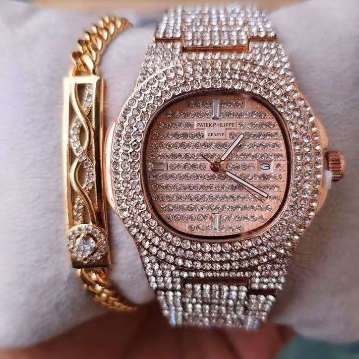 ستس اعت و دستبند دخترونه پک ساعت و دستبند دخترونه باکس هدیه ساعت و دستبند ست ساعت و دستبند شیک زنانه