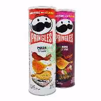 پک دوتایی چیپس پیتزا و باربیکیو پرینگلز - pringles