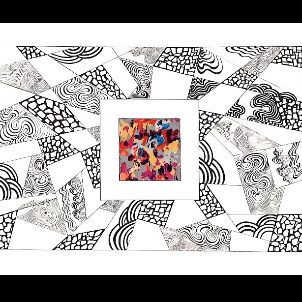 نقاشی محصور  در  دنیای اطراف