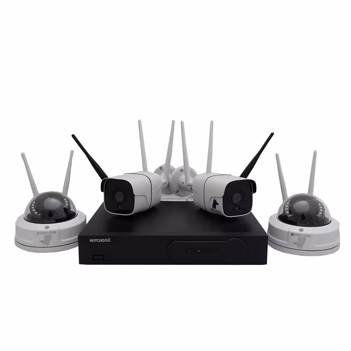 پکیج دوربین مداربسته 4 کانال بی سیم واچ داگ