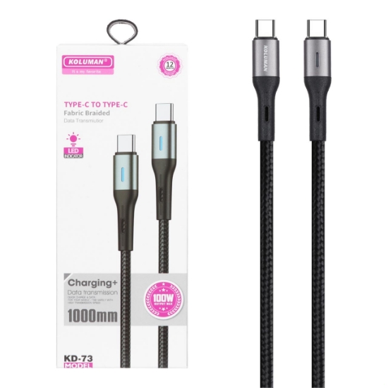 کابل تبدیل Type-C to Type-C کلومن مدل KD-73