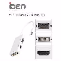 تبدیل Mini Display به DVI-HDMI-VGA ایده 